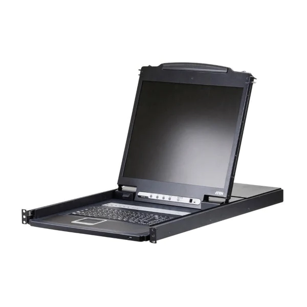 Aten 19-inch 8-port Single Rail LCD KVM Switch CL1308N 2) cl1308n-kvm-switches-43391254921380