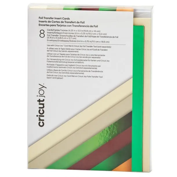 Cricut 2009204 - Cricut Insert Cards Foil Cameron R20 (10;8 Cm X 14 Cm) 8-Pack