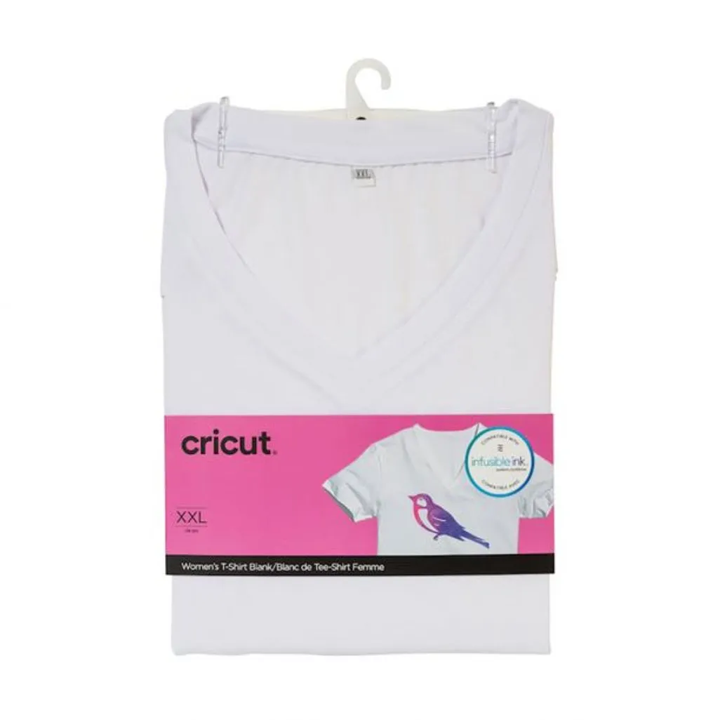 Cricut 2007910: Cricut Infusible Ink Women'S White T-Shirt (Xxl) 1) Cricut 2007910: Cricut Infusible Ink Women'S White T-Shirt (Xxl)