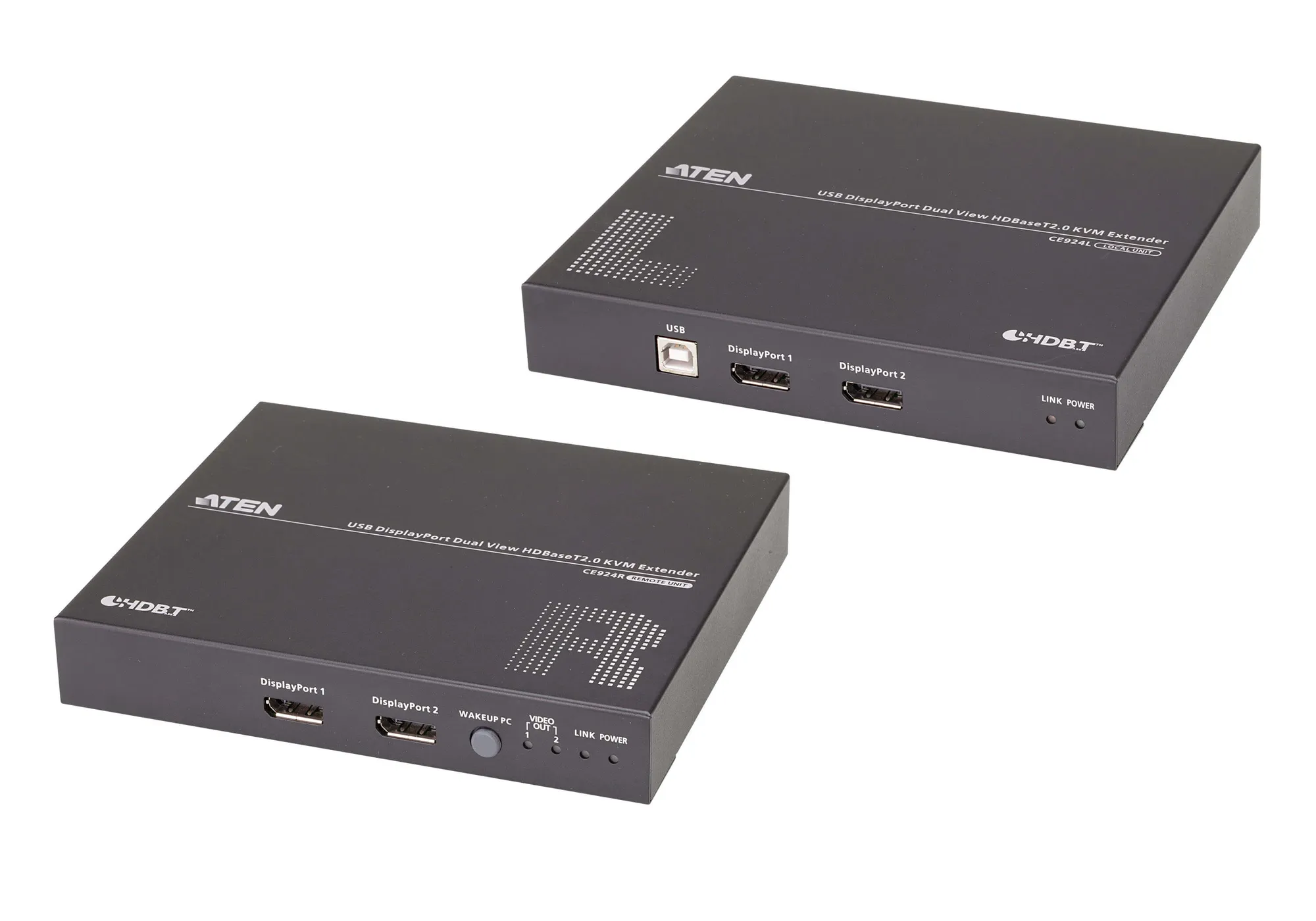 Aten USB Displayport Dual View HDbasetâ„¢ 2.0 KVm Extender (4K@100m for Single View) Without Plug ) Aten USB Displayport Dual View HDbasetâ„¢ 2.0 KVm Extender (4K@100m for Single View) Without Plug