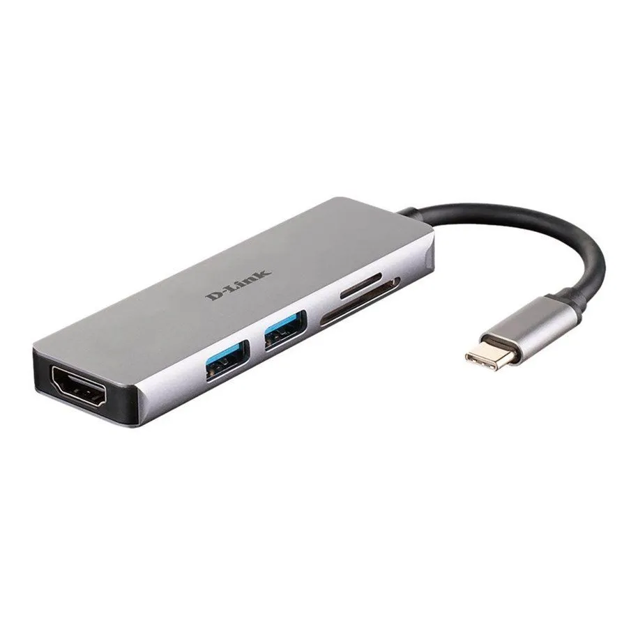 D-Link 5-In-1 USB-C Hub with HDMI and Sd/Microsd Card Reader 2) D-Link 5-In-1 USB-C Hub with HDMI and Sd/Microsd Card Reader