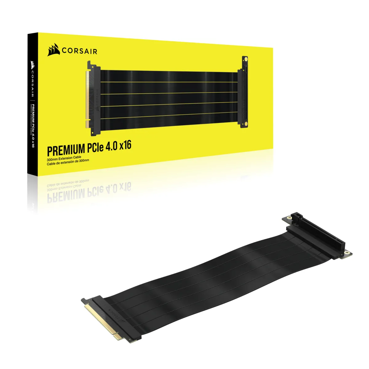 Corsair Premium PCIe 4.0 X16 Extension Cable 300MM