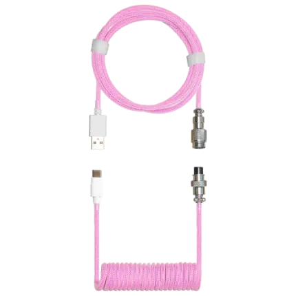 Cooler Master Coiled Cable Double-Sleeved; Magenta; Type-C