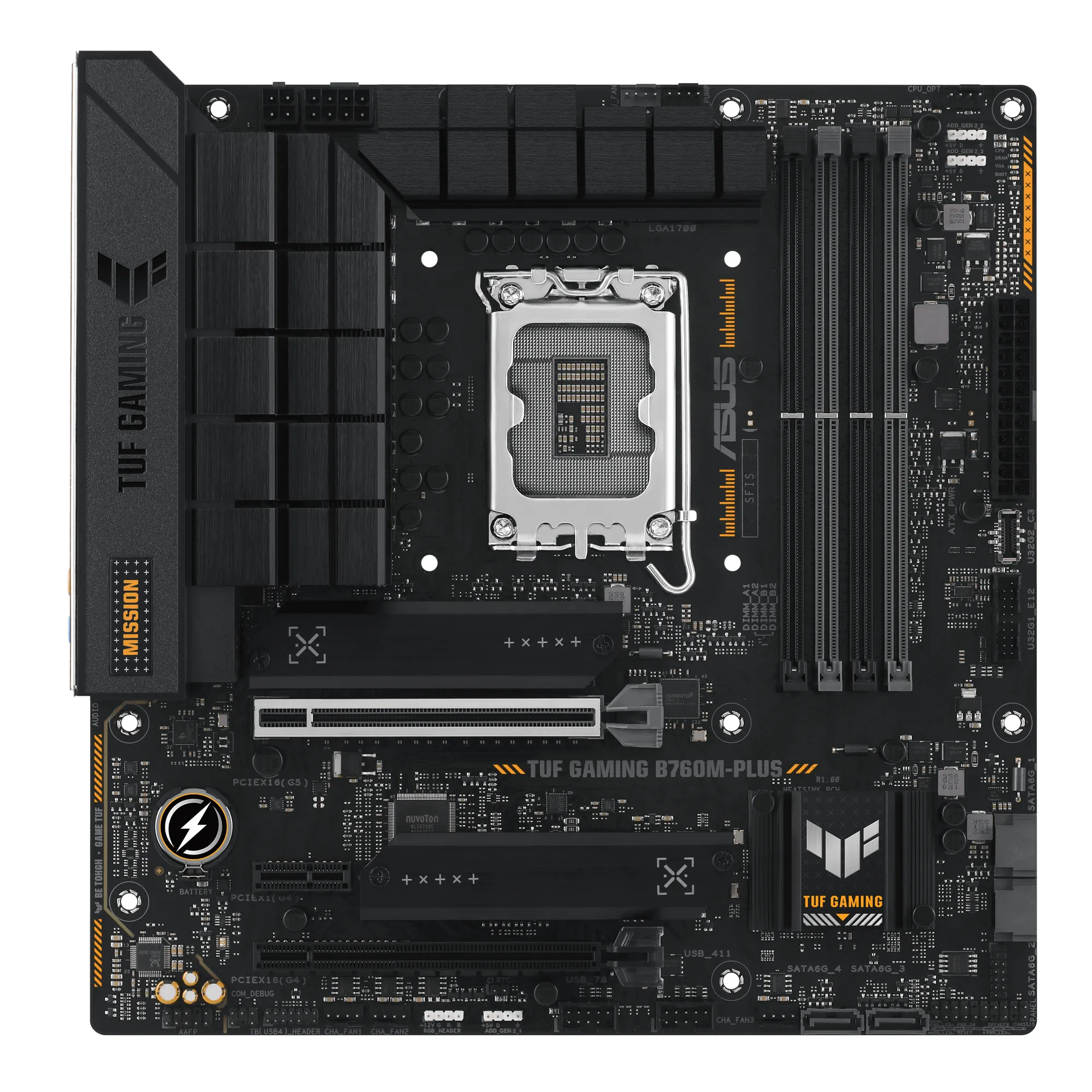 ASUS TUF Gaming B760M-PLUS Intel B760 LGA 1700 Motherboard ) ASUS TUF Gaming B760M-PLUS Intel B760 LGA 1700 Motherboard