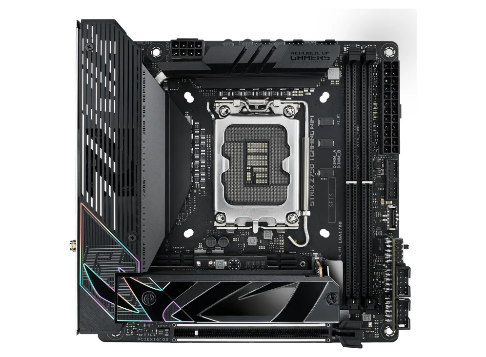 ASUS ROG Strix Z790-I Gaming Wi-Fi Motherboard 2) ASUS ROG Strix Z790-I Gaming Wi-Fi Motherboard