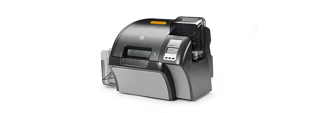 Zebra Printer Zxp Series 9 Dual Sided Uk/Eu Cords USB 10/100 EThernet Contact Encoder and Contactless Mifare ) Zebra Printer Zxp Series 9 Dual Sided Uk/Eu Cords USB 10/100 EThernet Contact Encoder and Contactless Mifare