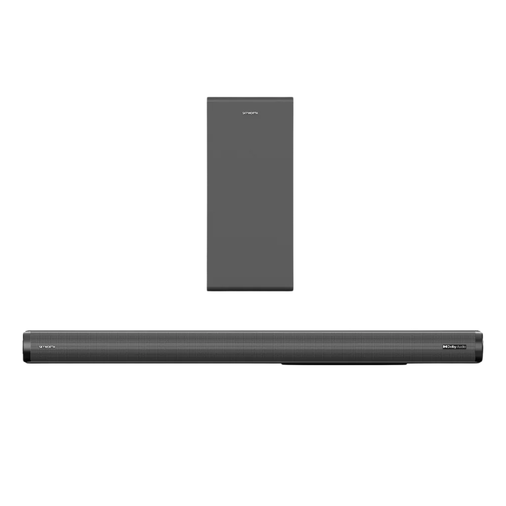 Skyworth 3.1Ch Home Cinema Soundbar System with Dolby Digital Plus 2) Skyworth 3.1Ch Home Cinema Soundbar System with Dolby Digital Plus
